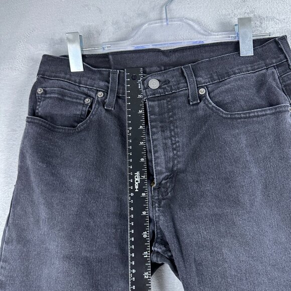 Levi Strauss & Co. 512 Skinny Jeans Womens Size W32X32L High Rise Black - Picture 10 of 14